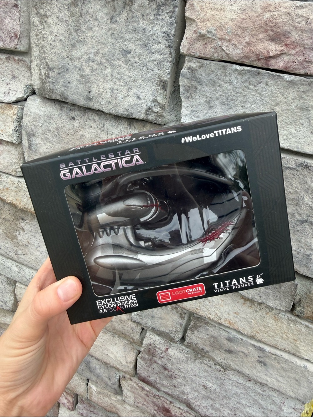 NWT Battlestar Galactica Titans Cylon Raider Vinyl Figure Sealed Box New